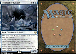 Magic the Gathering -MTG- Icebreaker Kraken - Image 1