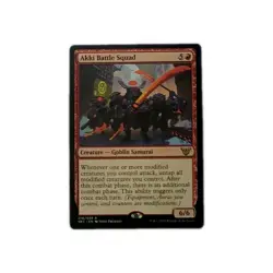 Akki Battle Squad Commander Neon Dynasty Regular NM Magic The Gatheting Mtg - Image 1