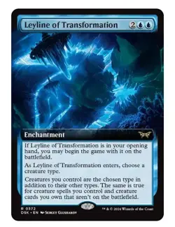 Leyline of Transformation - Extended Art - Duskmourn - NM - MtG - Image 1