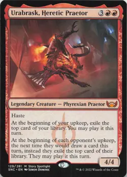 Urabrask, Heretic Praetor M Streets of New Capenna 129 - LP MTG - Image 1