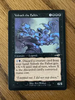 Volrath the Fallen MTG Magic the Gathering - Nemesis - Image 1