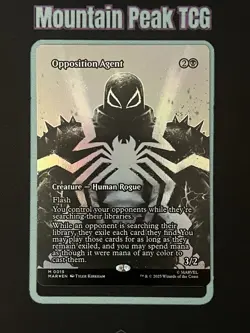 Opposition Agent (Borderless) Marvel Universe Eternal-Legal Foil - MTG - Image 1