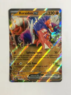 Pokemon TCG Obsidian Flames Koraidon EX 124/197 Near Mint - Image 1