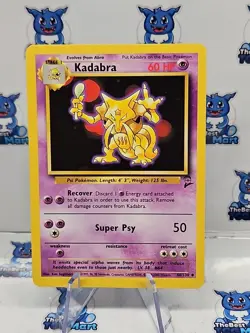 Kadabra 46/130 - Pokemon Base Set 2 MP - Image 1