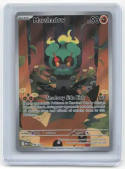 2025 Pokemon Marshadow Mega Evolution Illustration Rare Foil #146/132 Near Mint - Image 1