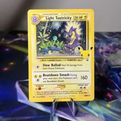 Pokemon TCG Light Toxtricity Holo Promo Celebrations 25th Anniversary SWSH137 NM - Image 1