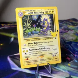 Pokemon TCG Light Toxtricity Holo Promo Celebrations 25th Anniversary SWSH137 NM - Image 2