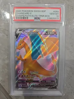 Psa 10 Charizard V Promo Champions Path #050 2020 Pokemon - Image 1