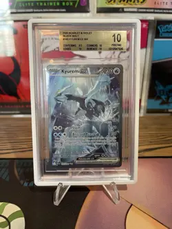 BGS 10 PRISTINE - 2025 Pokemon TCG Kyurem EX Black Bolt Sir 165/086 🐉 🧊 - Image 1