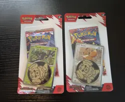 Pokemon Destined Rivals Single Pack Blister Set [Eevee] & [Zarude] - Image 1