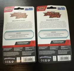 Pokemon Destined Rivals Single Pack Blister Set [Eevee] & [Zarude] - Image 2