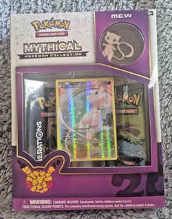 Mythical Pokemon Collection Box Mew XY110 Promo Sealed New 2x Generation Packs 820650800863 - Image 1