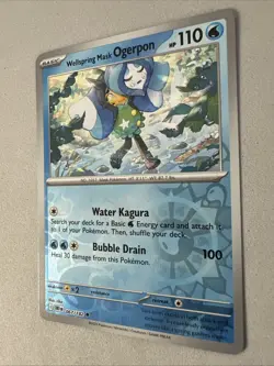 Pokemon TCG * Destined Rivals 067/182 Wellspring Mask Ogerpon U * REVERSE HOLO - Image 2