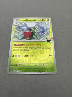 Pokemon TCG * Destined Rivals 008/182 Cynthia's Roserade Rare REVERSE HOLO * NM - Image 2