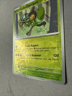 Pokemon TCG * Destined Rivals 026/182 Teal Mask Ogerpon U REVERSE HOLO* FRESH PK - Image 2