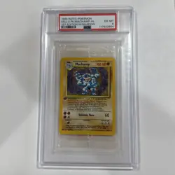 1999 Sealed POKEMON BASE SET 1ST EDITION #8 MACHAMP-HOLO PSA 6 - Image 1
