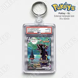 Umbreon VMAX Evolving Skies Alternate Art | XL Size PSA "Graded" Pokemon Keyring - Image 1