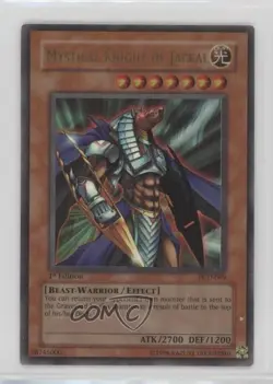 Mystical Knight of Jackal 1st Ed. YuGiOh Pharaonic Guardian #PGD-069 2003 - Image 1