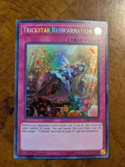 Trickstar Reincarnation BLRR-EN105 Secret Rare 1st Edition Yu-Gi-Oh! - Image 1