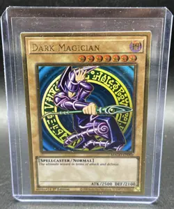 Yugioh! LP Dark Magician - MAGO-EN002 - Premium Gold Rare - 1st Edition - Image 1