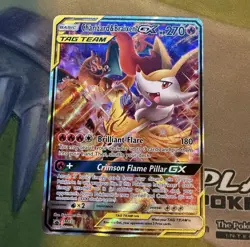 Charizard & Braixen GX - SM230 - Pokemon Sun & Moon Promo Ultra Rare Card LP-NM - Image 1