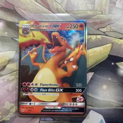 Pokemon TCG Charizard GX Hidden Fates Holo Ultra Rare Card 9/68 Battle Academy - Image 1