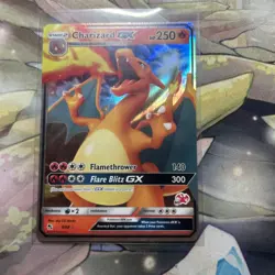 Pokemon TCG Charizard GX Hidden Fates Holo Ultra Rare Card 9/68 Battle Academy - Image 3