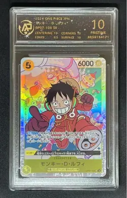 2024 ONE PIECE cards JAP Monkey D. Luffy OP07109 SR RPA 10（SAME AS PSA 10) - Image 1