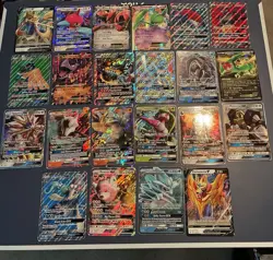 JUMBO Pokemon Promo Cards Lot of 22 EX, GX, and V - Image 1