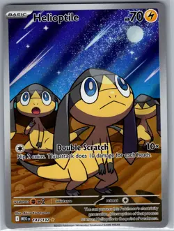 Helioptile 143/132 ME01: Mega Evolution - Pokemon Card - NM - Image 1