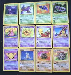 Pokemon TCG Vintage 24 Card Lot Jungle, Fossil, Base Set, Rocket Gang *look* - Image 2