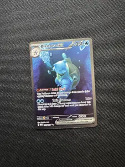 Pokemon TCG Blastoise EX Scarlet & Violet 151 NM Holo Card - Image 1