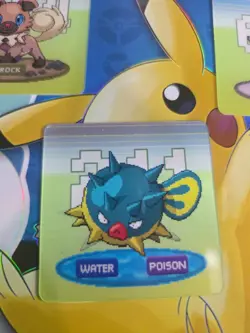 Pokemon 3D Lenticular card Qwilfish - Image 1