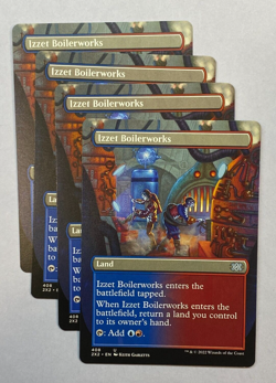 MTG - Izzet Boilerworks (x4) - Borderless - NM - Double Masters 2022 - Image 1