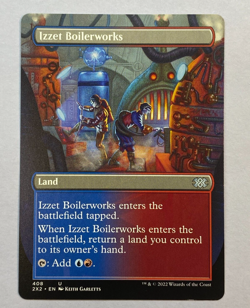 MTG - Izzet Boilerworks (x4) - Borderless - NM - Double Masters 2022 - Image 2