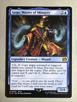 MTG / Gogo, Master of Mimicry / FIN / #54 / Regular / Mythic / NM - Image 1