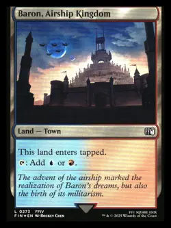 Baron, AIrship Kingdom FOIL Final Fantasy MTG NM+ - Image 1