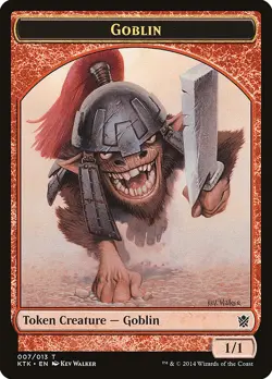 4x Goblin Token - LP - Khans of Tarkir - SPARROW MAGIC - Image 1