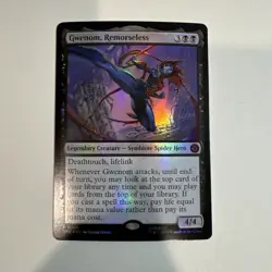 Gwenom, Remorseless (0286) - Foil - Promo -Marvel's Spider-Man - MTG - NM - Image 1