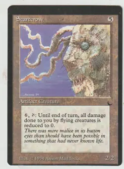 x1 carte Scarecrow The Dark MAGIC MTG ENGLISH EX-NM MISCUT ! - Image 1