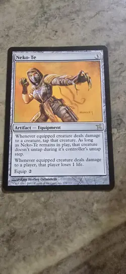 Neko-Te Betrayers of Kamigawa Regular Artifact Equipment Mtg - Image 1