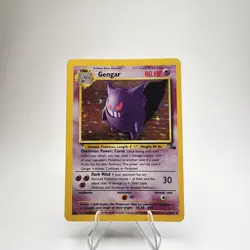 Gengar Fossil Unlimited Holo Rare 1999 5/62 LP Vintage WOTC Pokemon TCG 5/62 - Image 1