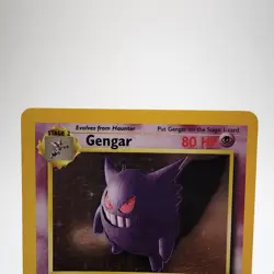 Gengar Fossil Unlimited Holo Rare 1999 5/62 LP Vintage WOTC Pokemon TCG 5/62 - Image 3