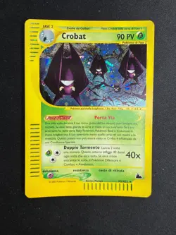 Pokemon Crobat H5/H32 Skyridge Rara Holo Unlimited Wizards ITA Carte Vintage - Image 1