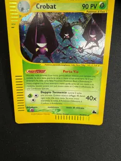 Pokemon Crobat H5/H32 Skyridge Rara Holo Unlimited Wizards ITA Carte Vintage - Image 3