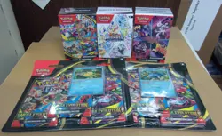 POKEMON MEGA (2) BLISTER + PRISMATIC + MEGA + DESTINED BUNDLE BOXES - Image 1