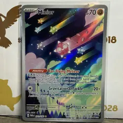 Minior 201/182 SV04 Paradox Rift Full Art English Illustration Rare Pokemon TCG - Image 1