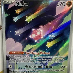 Minior 201/182 SV04 Paradox Rift Full Art English Illustration Rare Pokemon TCG - Image 3