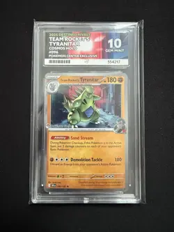 Team Rocket's Tyranitar Pokemon Center Stamp Promo - Ace 10 - Image 1