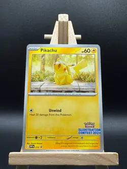 Pokemon TCG 2024 Illustration Contest - Feraligatr, Pikachu and Toxtricity - NM - Image 1